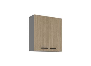 4262354978398 - Küche SCANDI Hängeschrank 80 cm Fischgrät Küchenzeile Küchenblock Einbauküche