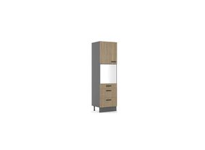 4262354978435 - Küche SCANDI Hochschrank 60 cm Fischgrät Küchenzeile Küchenblock Einbauküche 4262354978435 - Küche SCANDI Hochschrank 60 cm Fischgrät Küchenzeile Küchenblock Einbauküche