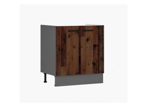 4262354978510 - Küche OLD STYLE Wood Spülenunterschrank 80 Küchenzeile Küchenblock Einbauküche 4262354978510 - Küche OLD STYLE Wood Spülenunterschrank 80 Küchenzeile Küchenblock Einbauküche