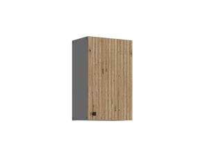 4262354978909 - Küche AVA Artisan Hängeschrank 45 cm Lamellenoptik Küchenzeile Einbauküche