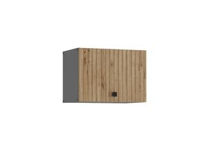 4262354978947 - Küche AVA Artisan Hängeschrank 50 cm Lamellenoptik Küchenzeile Einbauküche