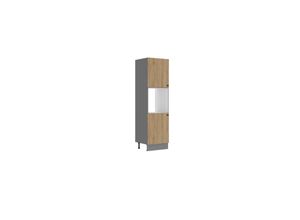 4262354979043 - Küche AVA Artisan Hochschrank 60 cm Lamellenoptik Küchenzeile Einbauküche 4262354979043 - Küche AVA Artisan Hochschrank 60 cm Lamellenoptik Küchenzeile Einbauküche