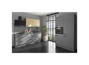 4262354979371 - Küche NESSA + SCANDI 220 + 120 cm Fischgrät Optik Küchenzeile Küchenblock