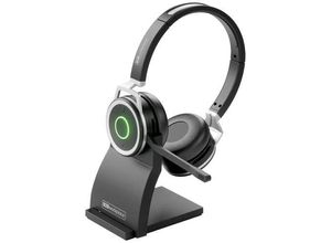 4262356070151 - B2Bworkplace BUSINESS START Computer B-Ware (beschädigte   fehlende Verpackung) On Ear Headset Bluetooth® Stereo Schwarz Headset inkl Lade- und