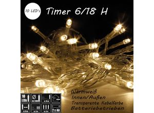 4262365499769 - 10er led Outdoor Lichterkette mit Timer-MLK100WZA