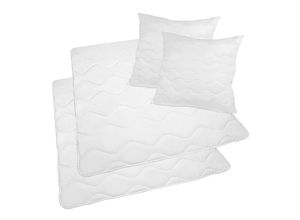 4262366130296 - NYVI Bettdeckenset DreamScience Comfort 135x200 cm - 4-teilig - 2x Bettdecke 135x200 cm + 2x Kopfkissen 80x80 cm