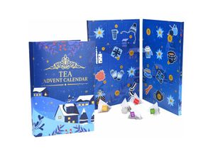 4262371530876 - Spetebo - Tee Buch Adventskalender 2023 groß - 35 x 24 cm - Weihnachten Advent Kalender Probier Set Geschenkidee