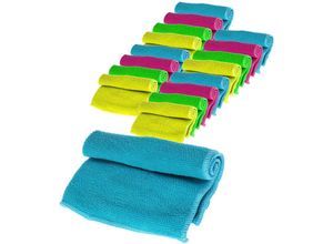 4262371533921 - Spetebo - Microfaser Tuch 30 x 30 cm wiederverwendbar - 24 Stück - Multipack bunte Allzwecktücher - Mehrpack Putztuch Reinigungstuch Putzlappen