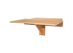 4262371537905 - Spetebo - Holz Wandtisch klappbar - 60 x 40 cm - Klapptisch platzsparend zur Wandmontage - Küchentisch Esstisch Bistrotisch Buffettisch Hängetisch