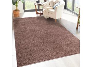 4262372640093 - Hochflor-Teppich CARPET CITY City Shaggy Teppiche Gr B L 200 cm x 290 cm 30 mm 1 St braun Esszimmerteppiche Robuster Langflor Teppich uni besonders flauschig weich