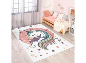 4262372645920 - Kinderteppich CARPET CITY ANIME925 Teppiche Gr B L 190 cm x 280 cm 11 mm 1 St beige (creme) Kinder Kinderzimmerteppiche