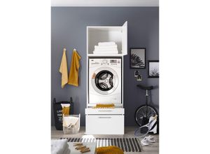 4262376918617 - Waschmaschinenschrank Trockner Schrank stabile Bauart 67 cm Weiß Clara Respekta 4262376918617 - Waschmaschinenschrank Trockner Schrank stabile Bauart 67 cm Weiß Clara Respekta
