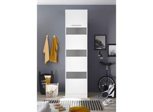 4262376918624 - Wäscheschrank Badschrank Wäschesammler Wäscheregal 50 cm Weiß Clara Respekta