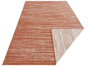 4262377771426 - Teppich ELLE DECORATION Mèlange Teppiche Gr B L 160 cm x 230 cm 5 mm 1 St rot (cayenne) Esszimmerteppiche Flachgewebe In-& Outdoor Modern Wendeteppich Balkon Wohnzimmer