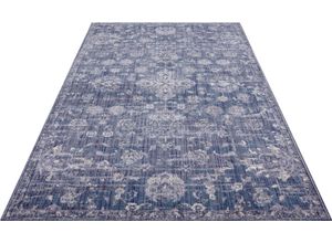 4262377772621 - Outdoorteppich Alexandria Teppiche Gr B L 190 cm x 280 cm 3 mm 1 St blau Orientalische Muster Faltbar Waschbar In-& Outdoor Wetterfest Balkon Wohnzimmer Orient