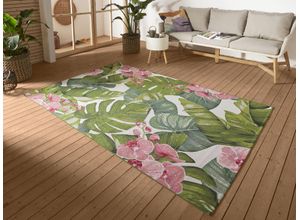 4262377774342 - Outdoorteppich HANSE HOME Tropical Teppiche Gr B L 200 cm x 285 cm 3 mm 1 St bunt Esszimmerteppiche In-& Outdoor Teppich Wetterfest Balkon Garten Wohnzimmer Floral