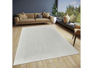 4262377774892 - Teppich HANSE HOME Faron Teppiche Gr B L 160 cm x 230 cm 3 mm 1 St beige (creme) Baumwollteppiche leichter 3 mm Kurzflor Skandi Boho 3D Effekt auch als Läufer