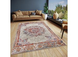 4262377775400 - Teppich HANSE HOME Maderno Teppiche Gr B L 160 cm x 235 cm 8 mm 1 St beige (creme) Orientalische Muster Orientalisch Orient Kurzflor Wohnzimmer Schlafzimmer Esszimmer