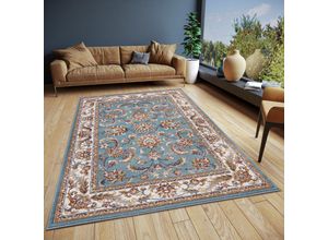 4262377775561 - Teppich HANSE HOME Reni Teppiche Gr B L 200 cm x 280 cm 8 mm 1 St grün (mintcreme) Orientalische Muster Orientalisch Orient Kurzflor Wohnzimmer Schlafzimmer Esszimmer