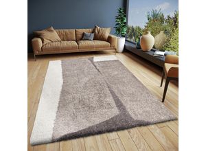 4262377779132 - Hochflor-Teppich ELLE DECORATION Jade Teppiche Gr B L 200 cm x 290 cm 55 mm 1 St beige (cremegrau) Esszimmerteppiche