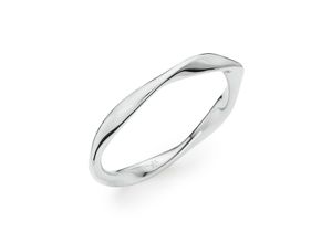 4262379033744 - Fingerring Schmuck Geschenk Silber 925 Damenring Welle Fingerringe Gr 56 Silber 925 (Sterlingsilber) 2 mm silberfarben Damen Fingerringe