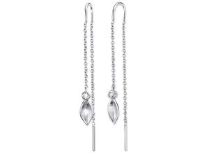 4262379035311 - Paar Ohrhänger BRUNO BANANI Schmuck Geschenk Silber 925 Ohrschmuck Ohrring Durchzieher Kette Ohrringe Gr Silber 925 (Sterlingsilber) silberfarben (silberfarben kristallweiß kristallweiß) Damen mit Zirkonia (synth)