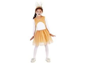 4262381010429 - buttinette Kinderkleid Hase hellbraun weiß