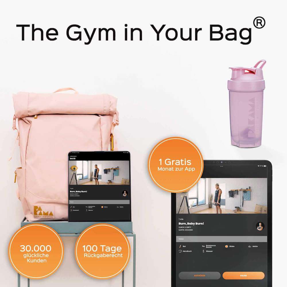 4262382281385 - PAKAMA Fitnessstudio to Go (inkl App) + Shaker