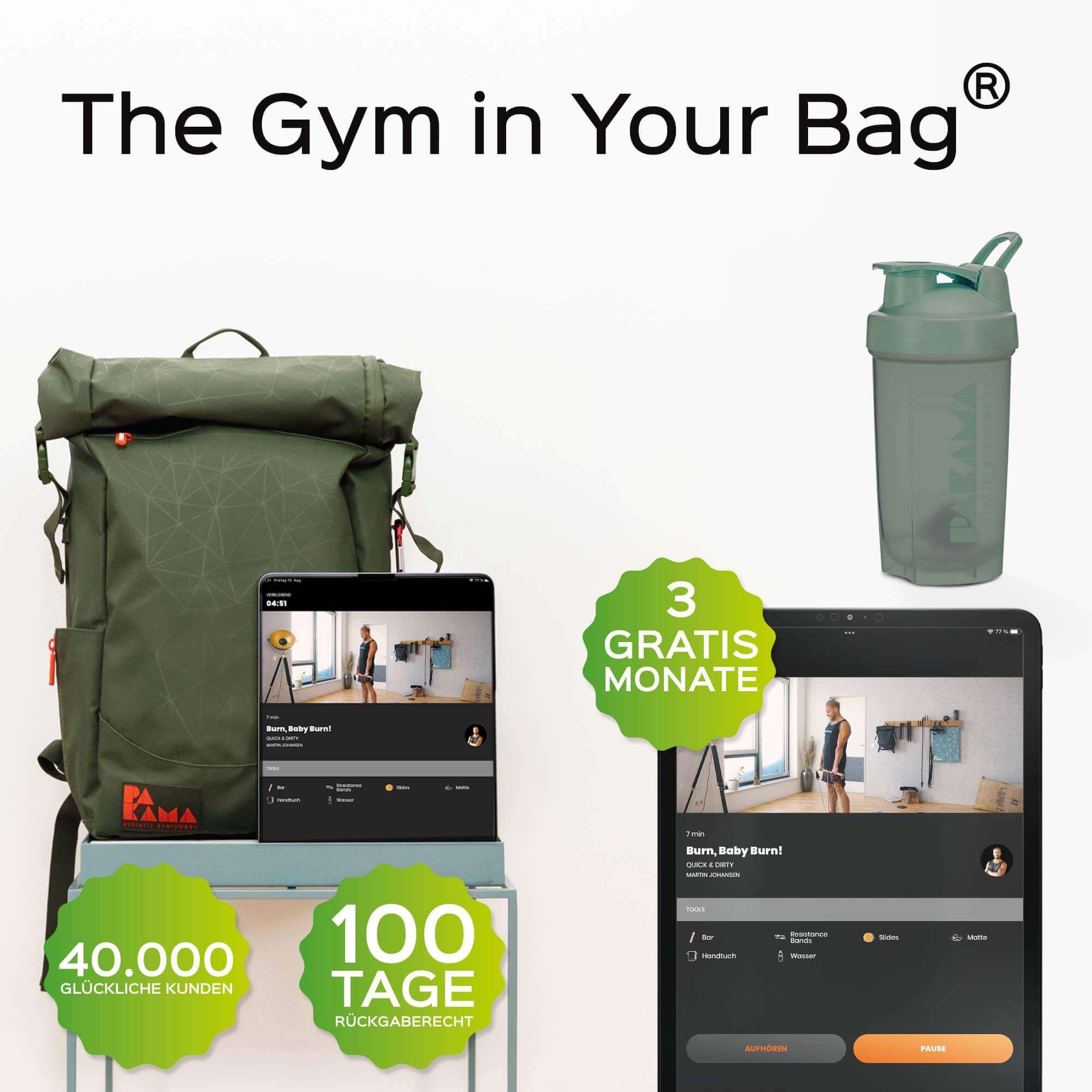 4262382281576 - Fitnessstudio to Go (+3 Monate App) + Shaker