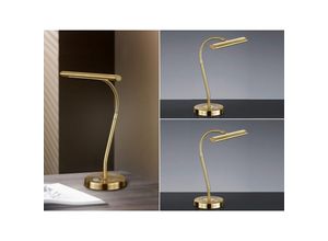 4262382960921 - Meinewunschleuchte - led Schreibtischleuchte in Messing matt 2er set mit 4-Stufen Dimmer 4262382960921 - Meinewunschleuchte - led Schreibtischleuchte in Messing matt 2er set mit 4-Stufen Dimmer