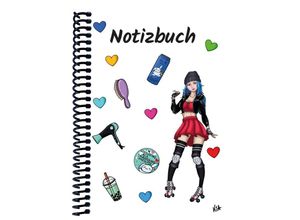 4262385942191 - A 4 Notizbuch Manga Enora weiß liniert