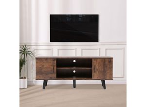 4262386286195 - TV Schrank Sideboard Kommode HWB11-HOL Holz