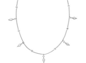 4262390039503 - Kette mit Anhänger Schmuck Geschenk Euphoria Choker 23411 Halsketten Gr Edelstahl Länge 40 cm silberfarben (edelstahlfarben kristallweiß) Damen mit Zirkonia (synth)