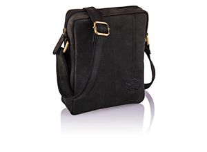 4262391929520 - Shoulderbag Leder Herren (Farbe schwarz)