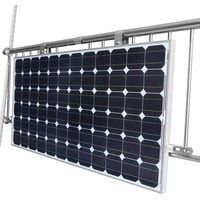 4262397631250 - Solarmodul Halter für Balkongeländer Rahmenhöhe 35-45mm 1800mm Modullänge