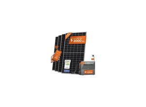 4262403073456 - Solarway All In One Balkonkraftwerk 2000W Komplett mit 32 kWh Anker Solarbank 2 PRO Speicher Plug&Play