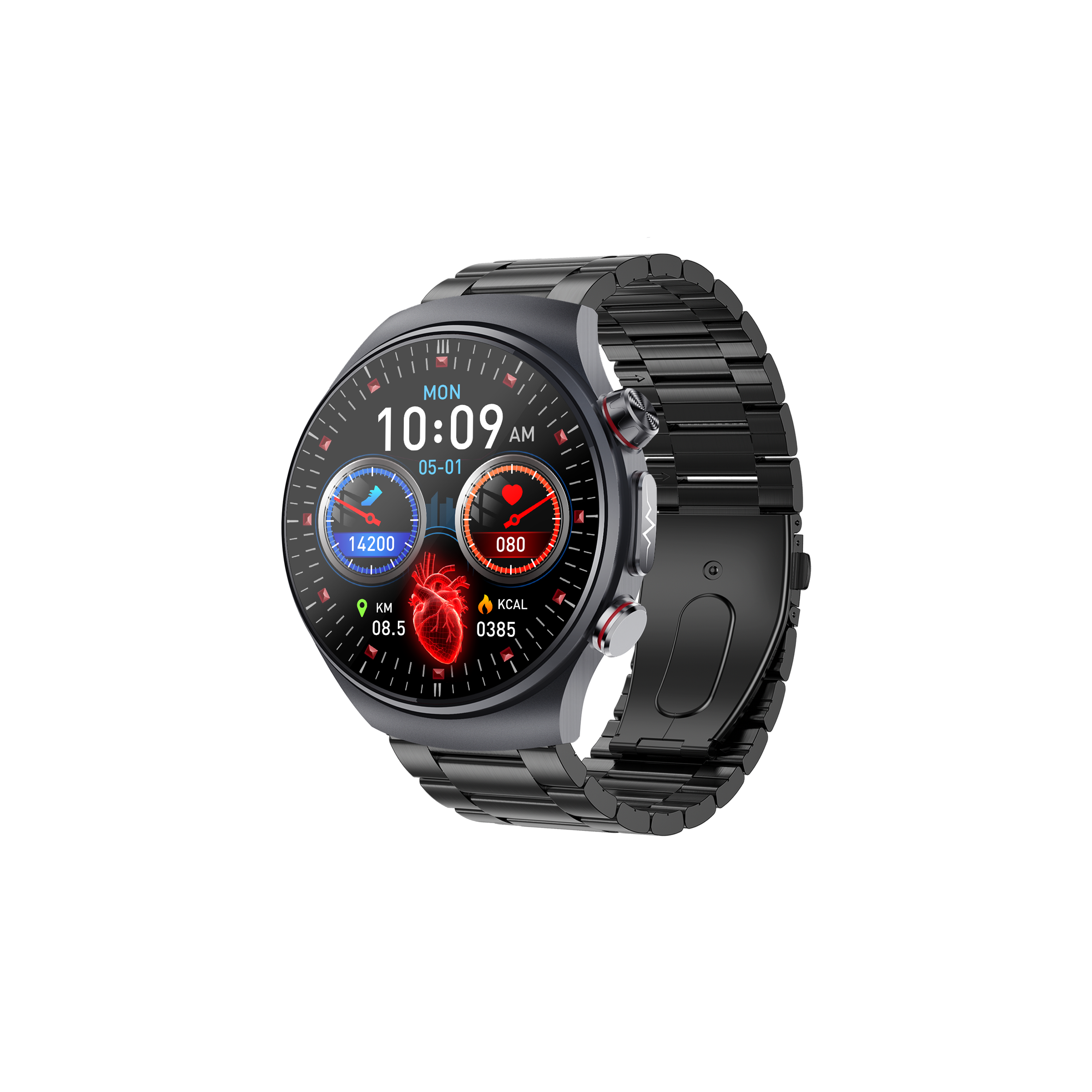 4262404518390 - CARE Pro 5 – Gesundheitsuhr mit EKG KI-Analyse Pflegefunktion & Telefonie (2026)