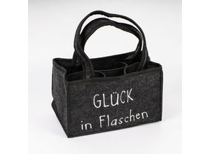 4262414235454 - Inda-exclusiv - 6er Filz Männerhandtasche Flaschenhalter -M290946-glueckinflaschen