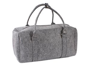 4262414236789 - - Filz Reisetasche   Shopper   Sporttasche 50x30x23cm-M290298-grau-var