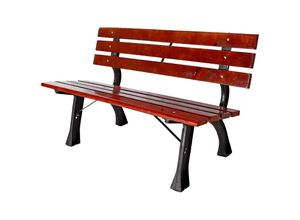 4262414237526 - - Parkbank aus Eisen und Holz 150cm-MMC4353-150-2-Karton