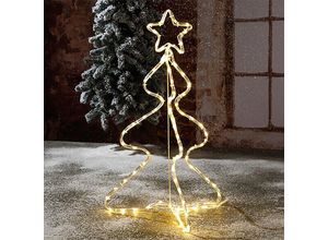 4262414239117 - - led Weihnachtsbaum mit 80 led Warmweiß-M76492