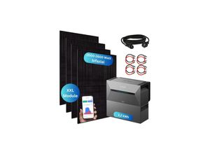 4262414422694 - Balkonkraftwerk 2000+ Watt + Anker Solarbank 2 Pro Speicher (32 kWh) Wechselrichter integriert