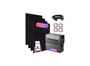 4262414422953 - Anker Solarbank 3 und Zusatzakku (54 kWh Kapazität) sowie vier Hochleistungsmodulen (1760W) – All-in-One Balkonkraftwerk Paket