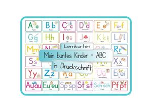 4262416630202 - Mein buntes Kinder-ABC Druckschrift mit Umlauten Doppellauten und Sp St Sch und Pf - Helga Momm Kartoniert (TB)