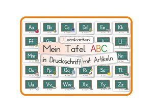 4262416630219 - Mein Tafel ABC in Druckschrift mit Artikeln - Helga Momm Loseblatt