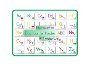 4262416630257 - Das bunte Kinder-ABC in Druckschrift - Helga Momm Kartoniert (TB)