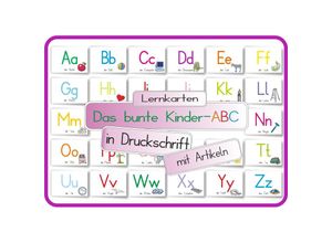 4262416630264 - Das bunte Kinder-ABC in Druckschrift mit Artikeln - Helga Momm Kartoniert (TB)