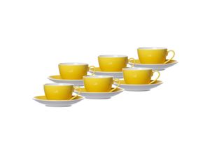 4262418970368 - Kaffeetassen mit Untertassen Doppio 200 ml 6er Set