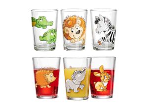 4262418973406 - Kindergläser Happy Zoo Waldtiere 205 ml 6er Set