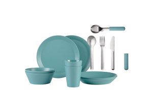 4262418973796 - Camping Geschirr Set mit Besteck Bloom